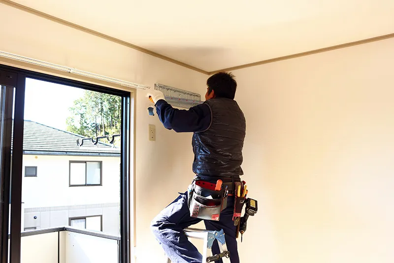 内部まで知り尽くしたスタッフが取付